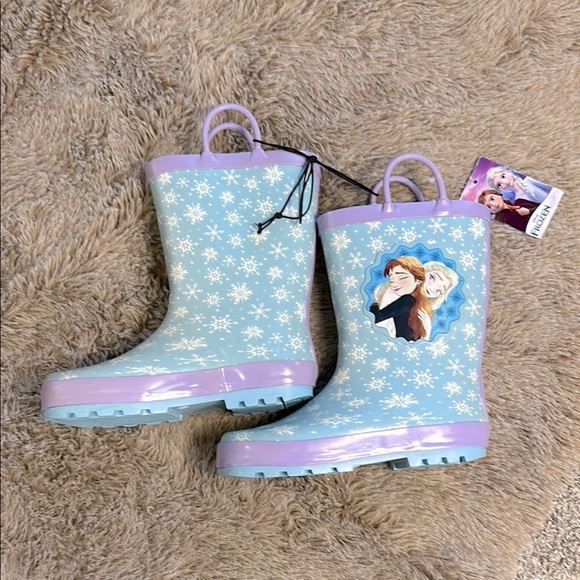 Frozen Girls Rain Boots - Picture 1 of 9